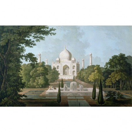 Panneau Taj Mahal • Papier Peint • AU FIL DES COULEURS • AZURA