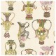 Khulu Vases 109/12057 • Papier Peint • COLE AND SON • AZURA