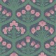 Floral Kingdom - Rose & Forest on Charcoal - 116/3010
