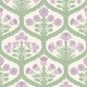 Floral Kingdom - Mulberry & Olive Green on Parchment - Ref. 116/3012