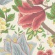 Midsummer Bloom - Chartreuse, Rouge & Leaf Green on Parchment - 116/4013