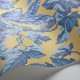 Woodvale Orchard - Hyacinth, Lilac & China Blue on Ochre - 116/5017